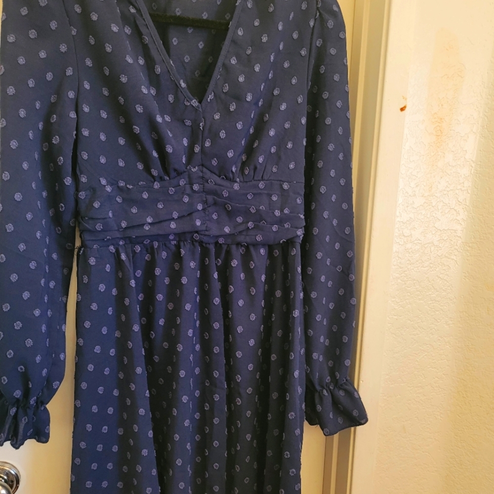 Blue dress